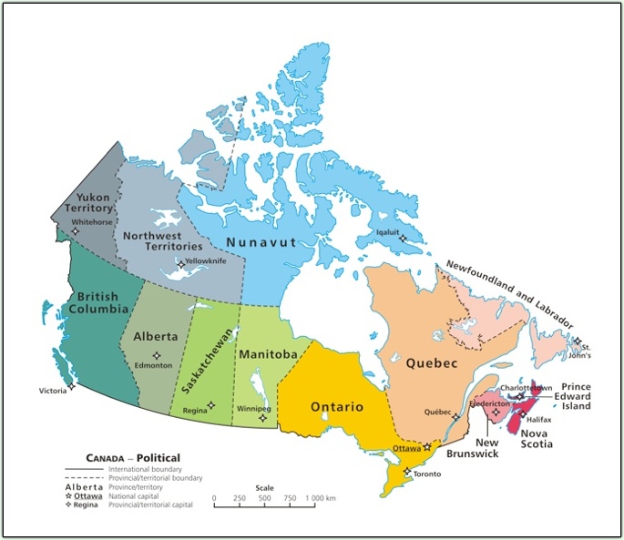 Kanada Provinzen